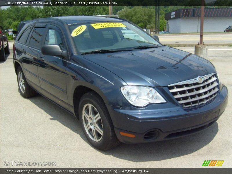 Modern Blue Pearl / Pastel Slate Gray 2007 Chrysler Pacifica AWD