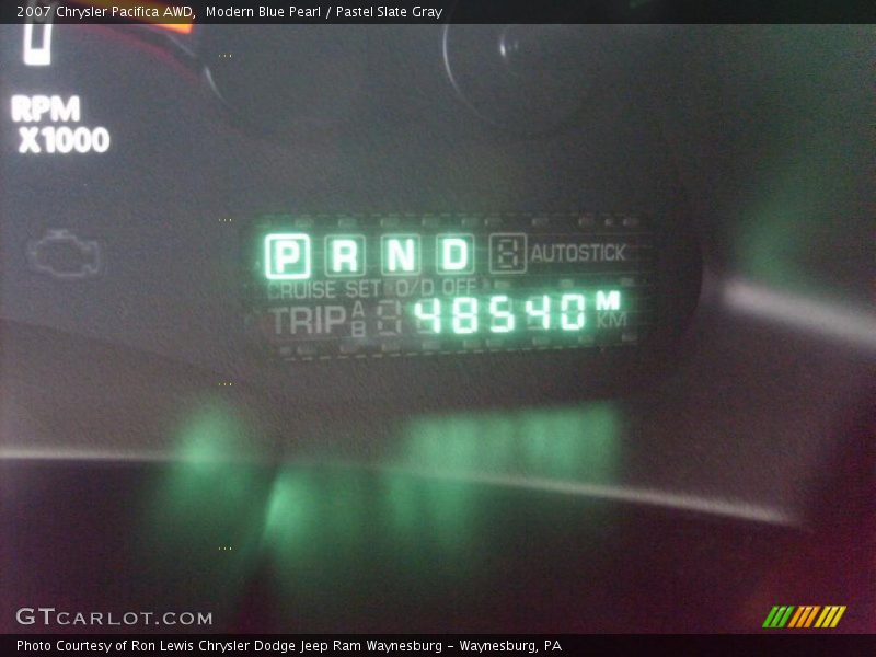 Modern Blue Pearl / Pastel Slate Gray 2007 Chrysler Pacifica AWD