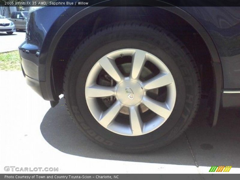 Sapphire Blue / Willow 2005 Infiniti FX 35 AWD