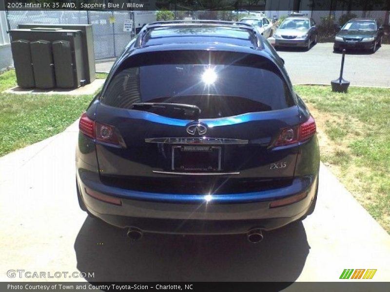 Sapphire Blue / Willow 2005 Infiniti FX 35 AWD