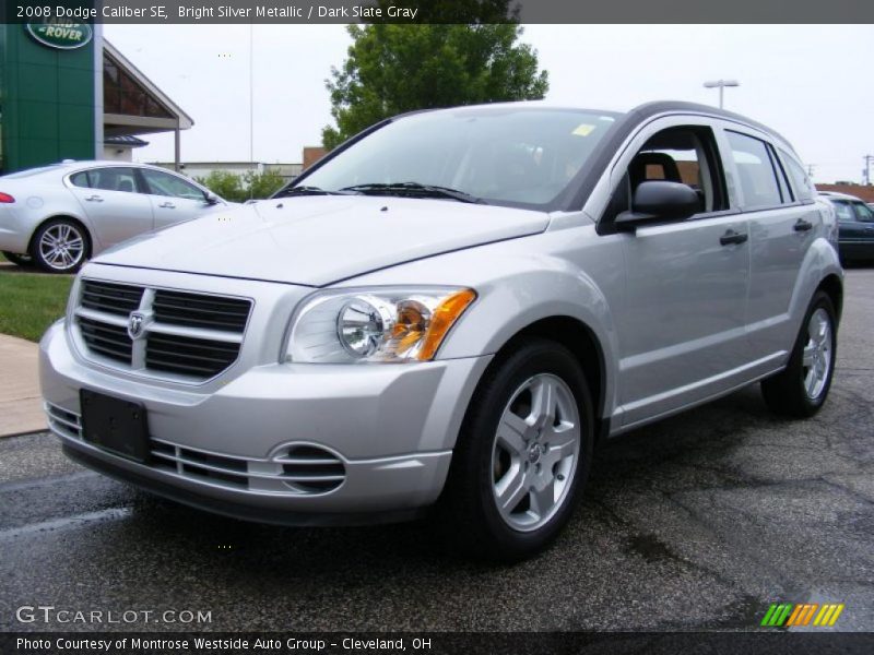 Bright Silver Metallic / Dark Slate Gray 2008 Dodge Caliber SE