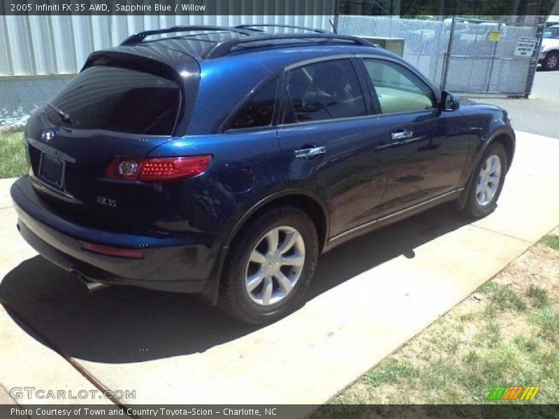Sapphire Blue / Willow 2005 Infiniti FX 35 AWD
