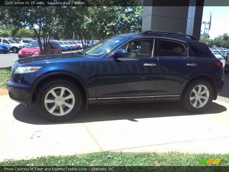 Sapphire Blue / Willow 2005 Infiniti FX 35 AWD