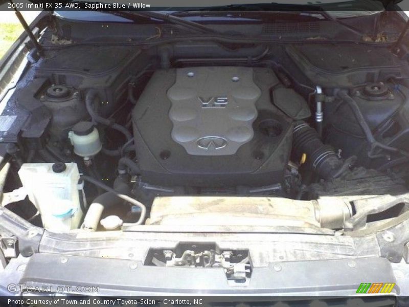 Sapphire Blue / Willow 2005 Infiniti FX 35 AWD
