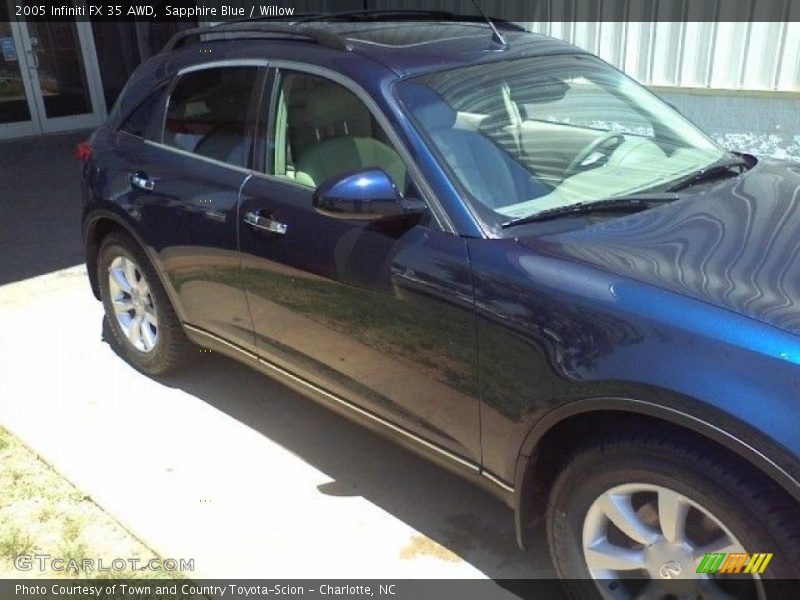 Sapphire Blue / Willow 2005 Infiniti FX 35 AWD