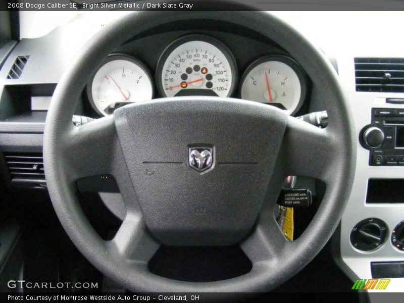 Bright Silver Metallic / Dark Slate Gray 2008 Dodge Caliber SE