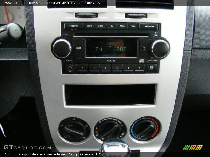 Bright Silver Metallic / Dark Slate Gray 2008 Dodge Caliber SE