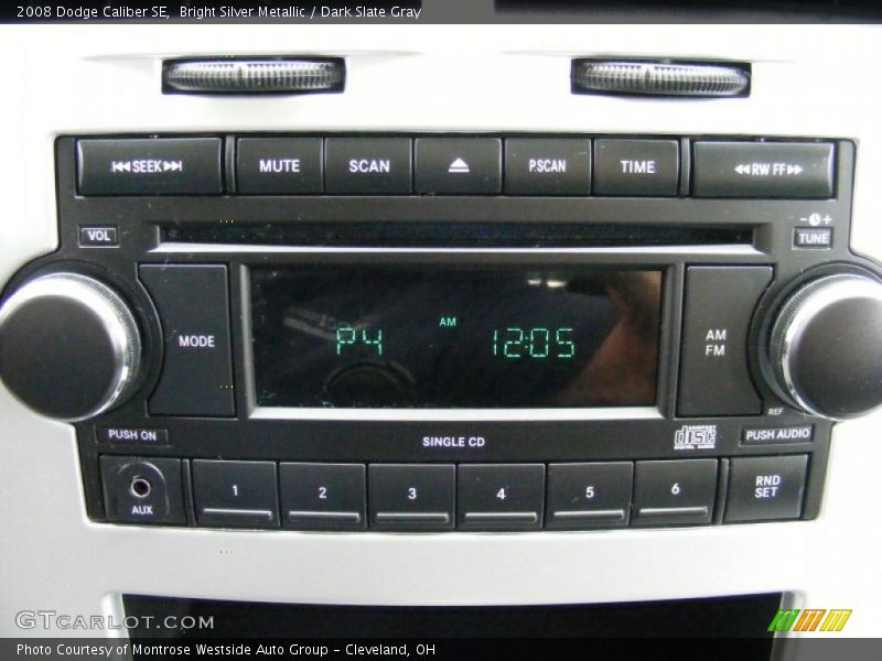 Bright Silver Metallic / Dark Slate Gray 2008 Dodge Caliber SE