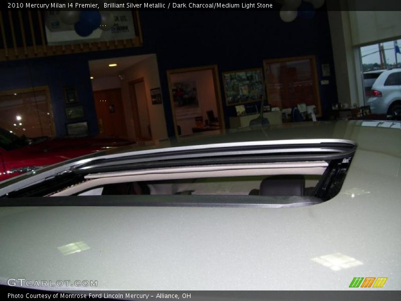 Brilliant Silver Metallic / Dark Charcoal/Medium Light Stone 2010 Mercury Milan I4 Premier