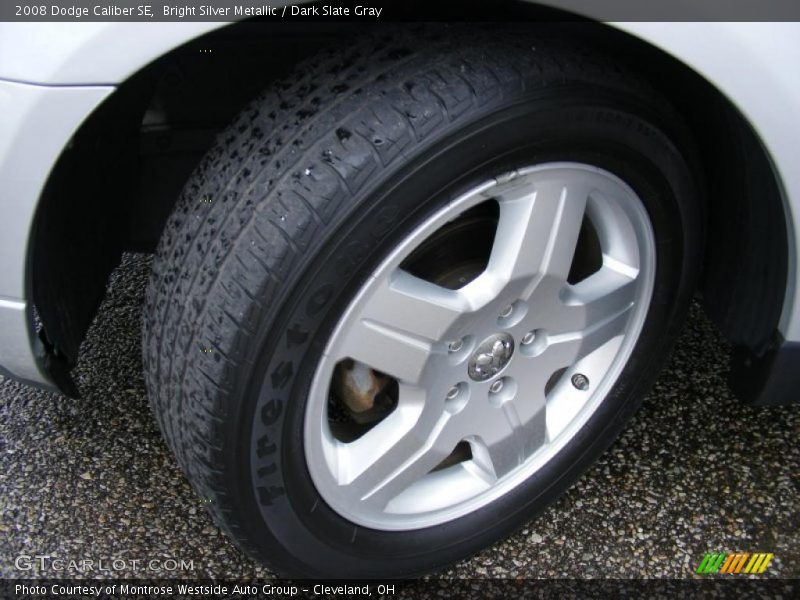 Bright Silver Metallic / Dark Slate Gray 2008 Dodge Caliber SE