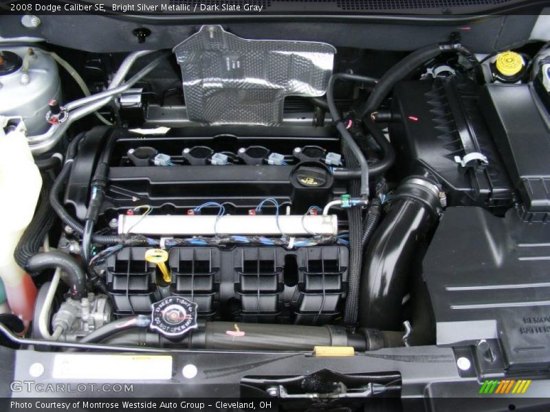 Bright Silver Metallic / Dark Slate Gray 2008 Dodge Caliber SE