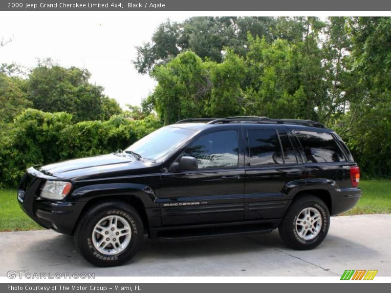 Black / Agate 2000 Jeep Grand Cherokee Limited 4x4
