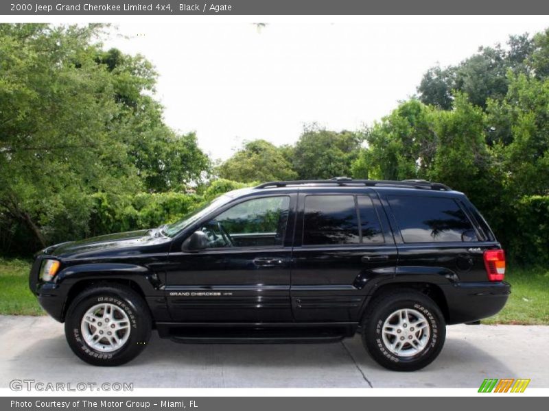 Black / Agate 2000 Jeep Grand Cherokee Limited 4x4