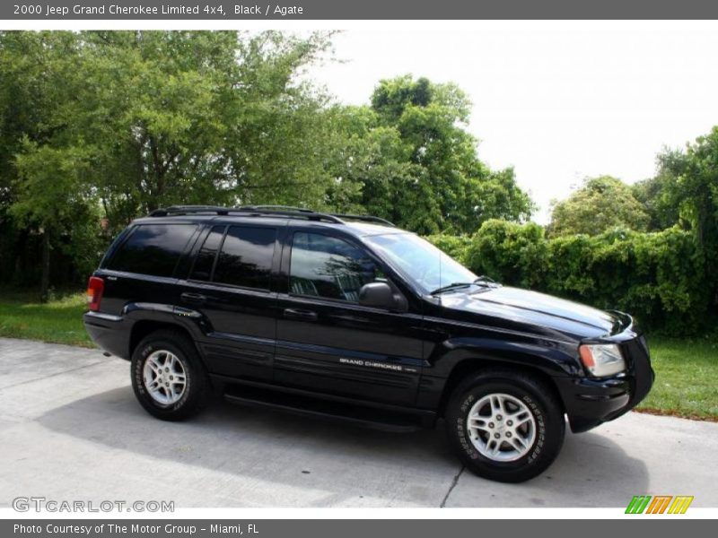 Black / Agate 2000 Jeep Grand Cherokee Limited 4x4