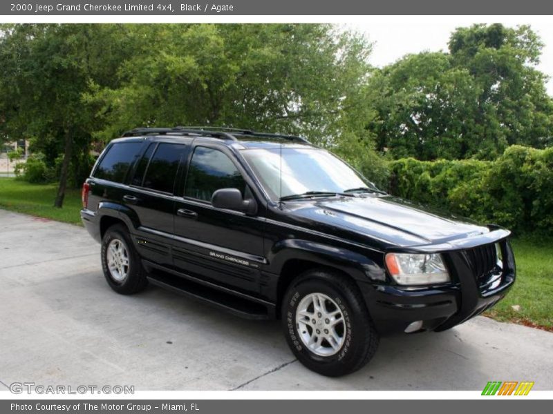 Black / Agate 2000 Jeep Grand Cherokee Limited 4x4