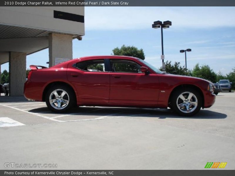 Inferno Red Crystal Pearl / Dark Slate Gray 2010 Dodge Charger Rallye