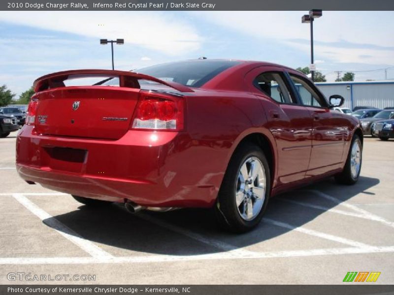 Inferno Red Crystal Pearl / Dark Slate Gray 2010 Dodge Charger Rallye