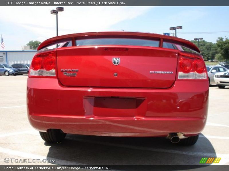 Inferno Red Crystal Pearl / Dark Slate Gray 2010 Dodge Charger Rallye