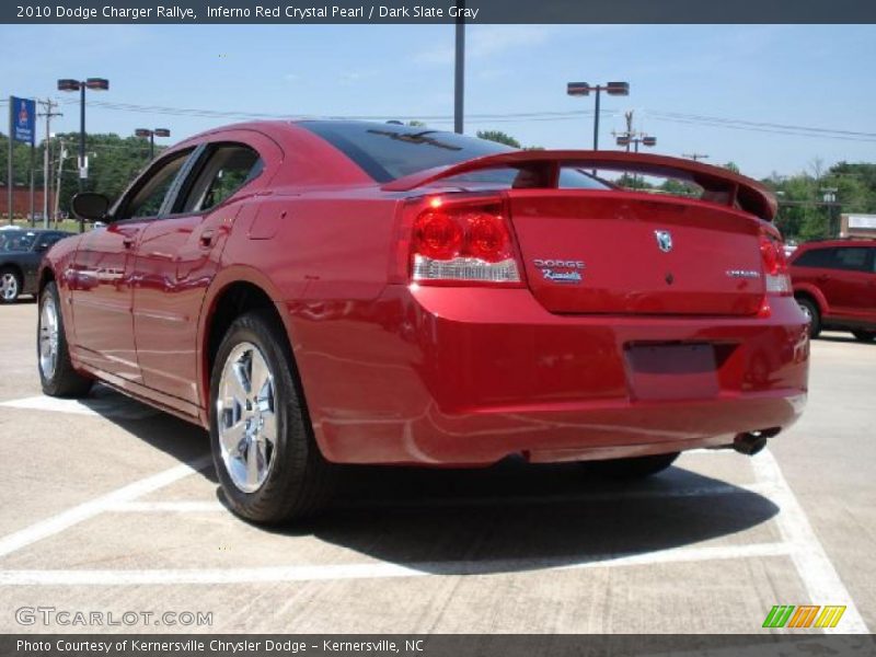 Inferno Red Crystal Pearl / Dark Slate Gray 2010 Dodge Charger Rallye