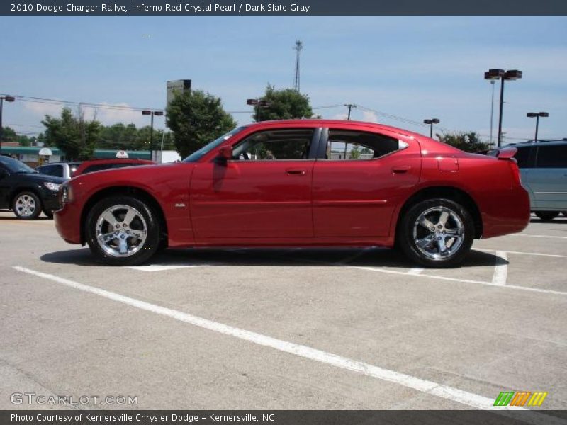 Inferno Red Crystal Pearl / Dark Slate Gray 2010 Dodge Charger Rallye