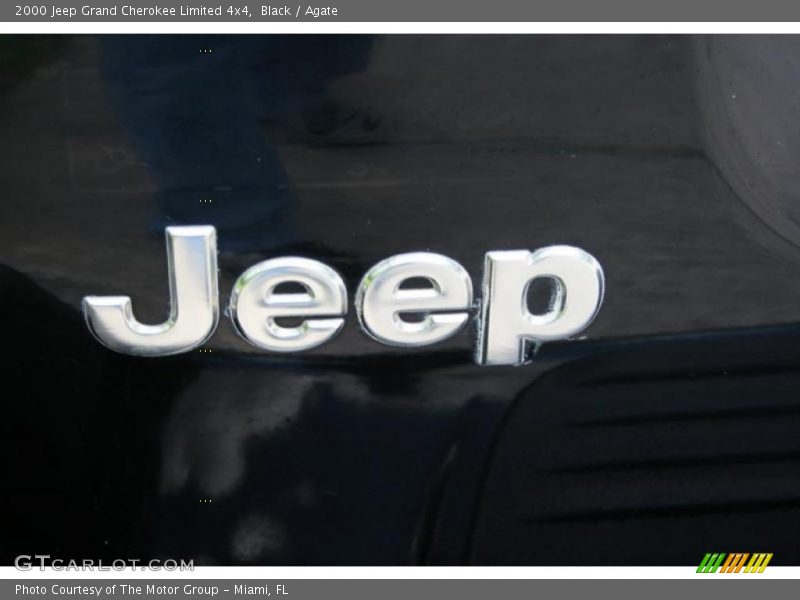 Black / Agate 2000 Jeep Grand Cherokee Limited 4x4