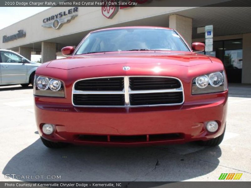 Inferno Red Crystal Pearl / Dark Slate Gray 2010 Dodge Charger Rallye