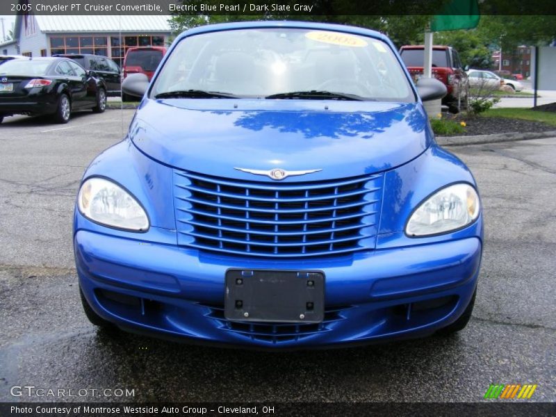 Electric Blue Pearl / Dark Slate Gray 2005 Chrysler PT Cruiser Convertible