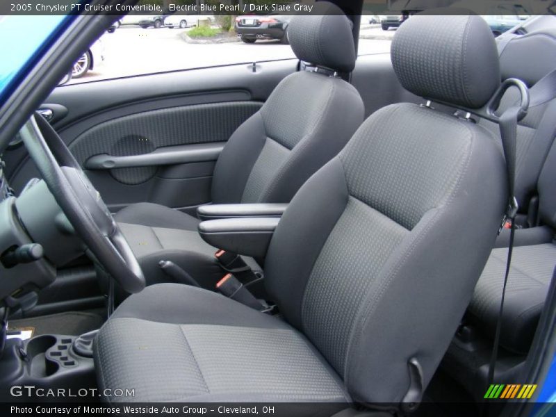 Electric Blue Pearl / Dark Slate Gray 2005 Chrysler PT Cruiser Convertible