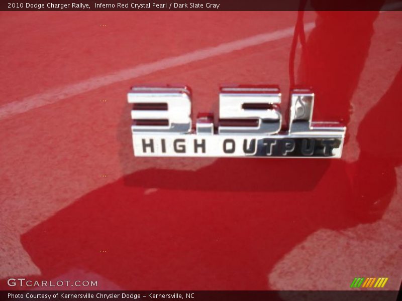 Inferno Red Crystal Pearl / Dark Slate Gray 2010 Dodge Charger Rallye