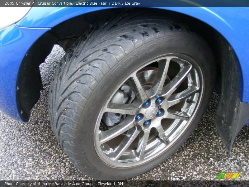 Electric Blue Pearl / Dark Slate Gray 2005 Chrysler PT Cruiser Convertible