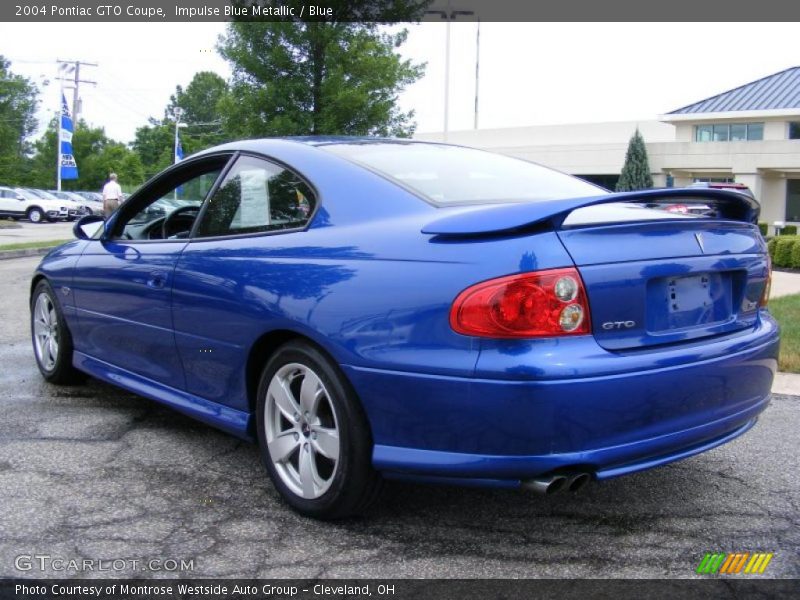 Impulse Blue Metallic / Blue 2004 Pontiac GTO Coupe