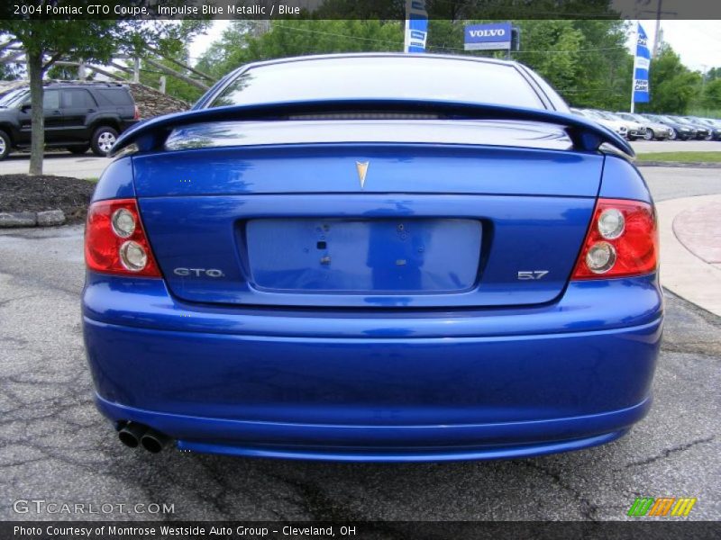 Impulse Blue Metallic / Blue 2004 Pontiac GTO Coupe