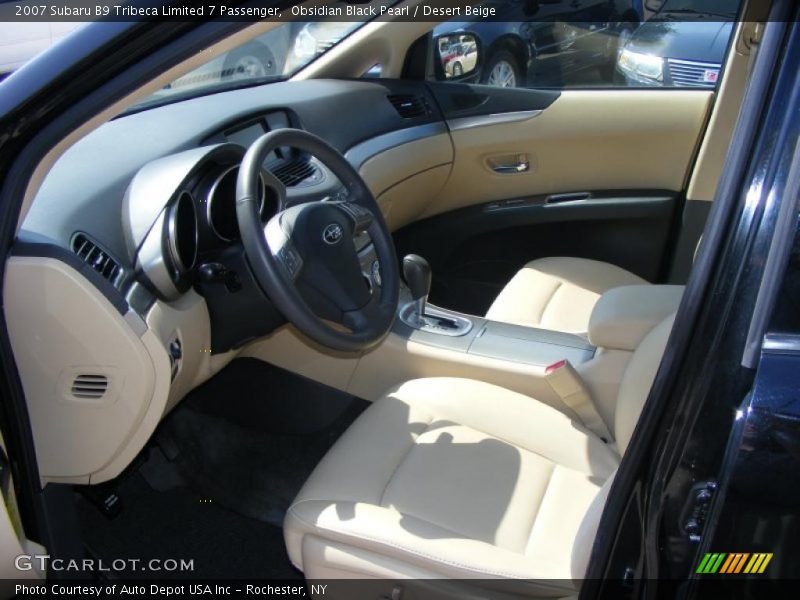 Obsidian Black Pearl / Desert Beige 2007 Subaru B9 Tribeca Limited 7 Passenger