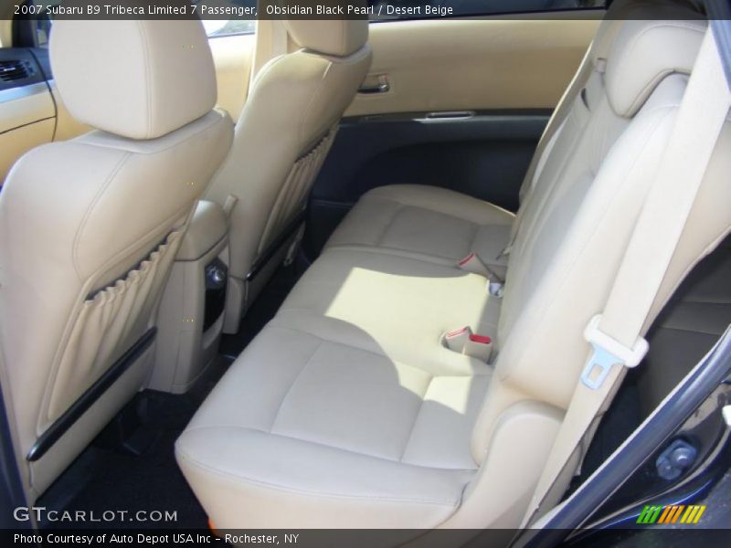 Obsidian Black Pearl / Desert Beige 2007 Subaru B9 Tribeca Limited 7 Passenger