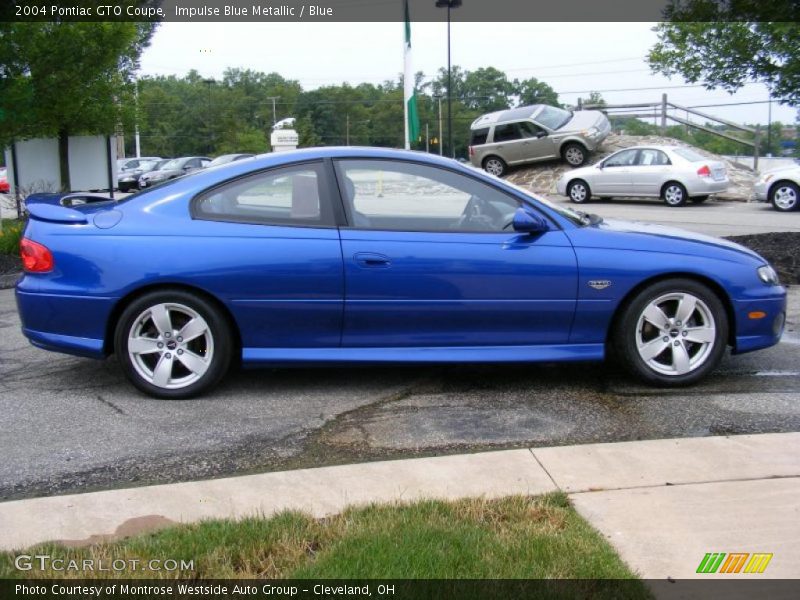 Impulse Blue Metallic / Blue 2004 Pontiac GTO Coupe