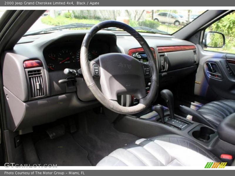 Black / Agate 2000 Jeep Grand Cherokee Limited 4x4