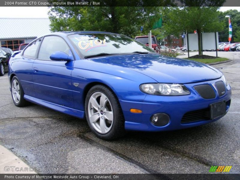 Impulse Blue Metallic / Blue 2004 Pontiac GTO Coupe