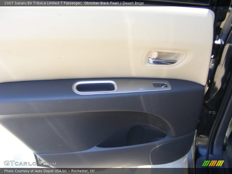 Obsidian Black Pearl / Desert Beige 2007 Subaru B9 Tribeca Limited 7 Passenger