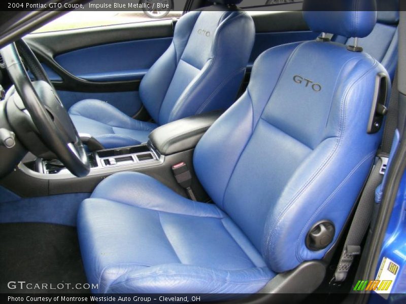 Impulse Blue Metallic / Blue 2004 Pontiac GTO Coupe