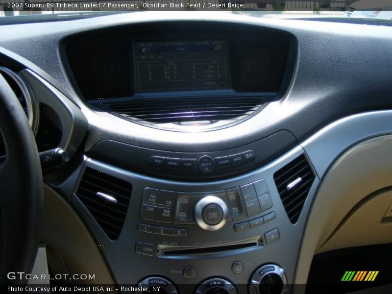 Obsidian Black Pearl / Desert Beige 2007 Subaru B9 Tribeca Limited 7 Passenger