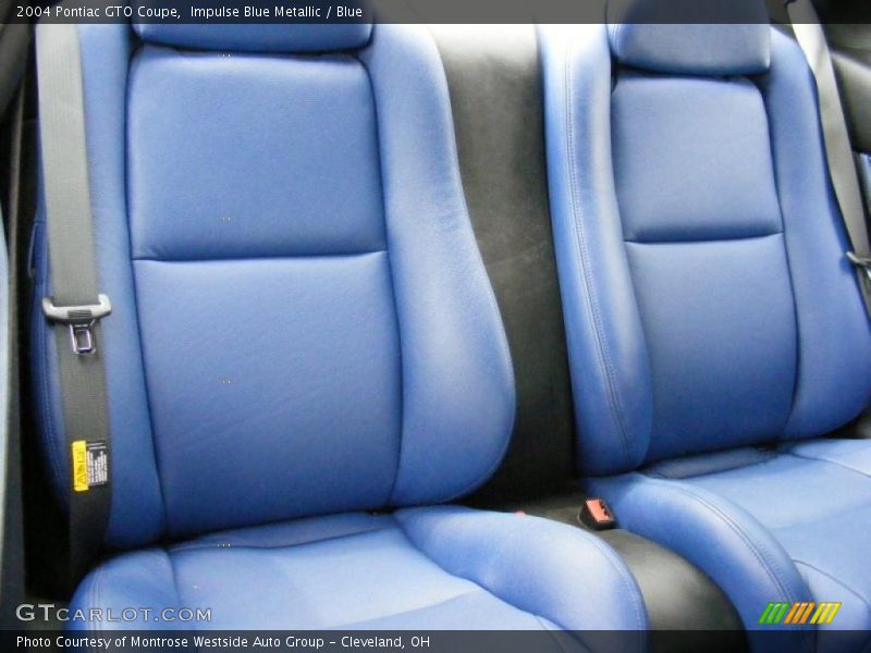 Impulse Blue Metallic / Blue 2004 Pontiac GTO Coupe