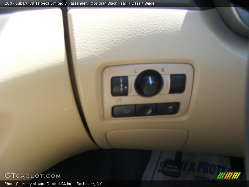 Obsidian Black Pearl / Desert Beige 2007 Subaru B9 Tribeca Limited 7 Passenger