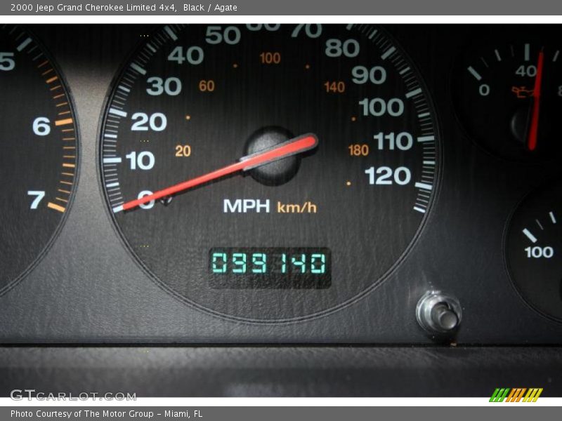 Black / Agate 2000 Jeep Grand Cherokee Limited 4x4
