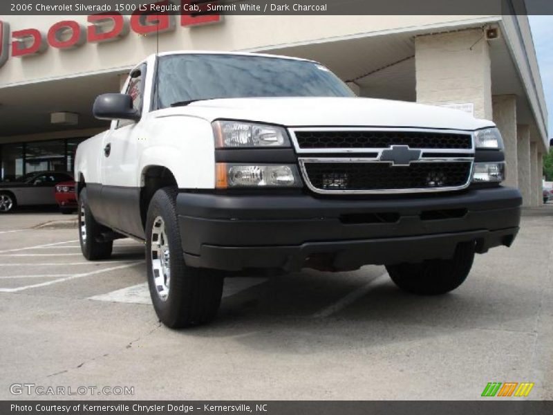 Summit White / Dark Charcoal 2006 Chevrolet Silverado 1500 LS Regular Cab