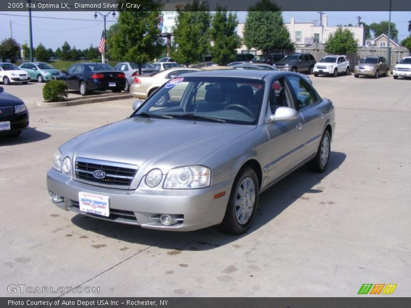 Diamond Silver / Gray 2005 Kia Optima LX