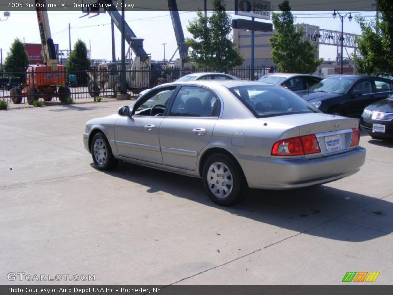 Diamond Silver / Gray 2005 Kia Optima LX