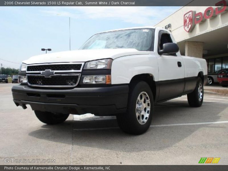 Summit White / Dark Charcoal 2006 Chevrolet Silverado 1500 LS Regular Cab