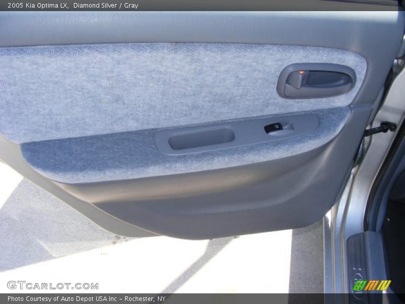 Diamond Silver / Gray 2005 Kia Optima LX