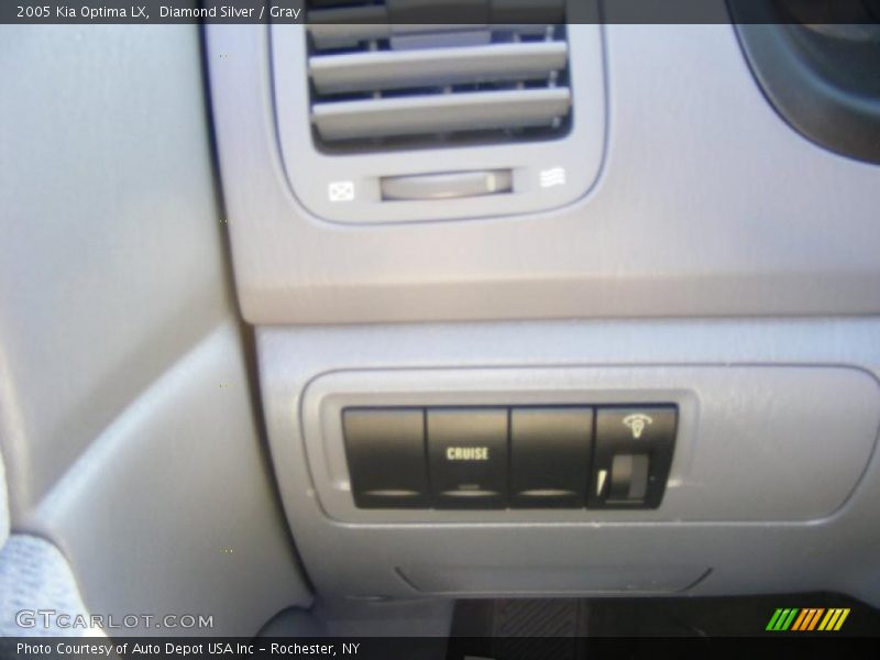 Diamond Silver / Gray 2005 Kia Optima LX