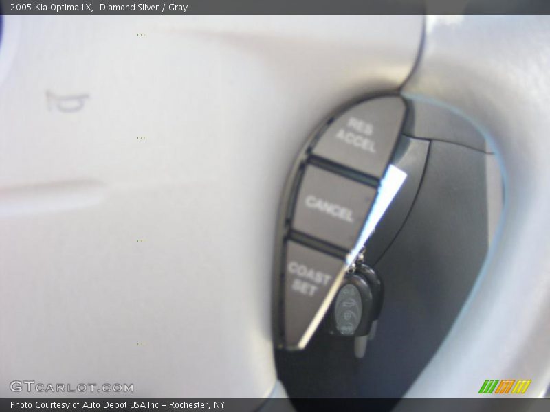 Diamond Silver / Gray 2005 Kia Optima LX